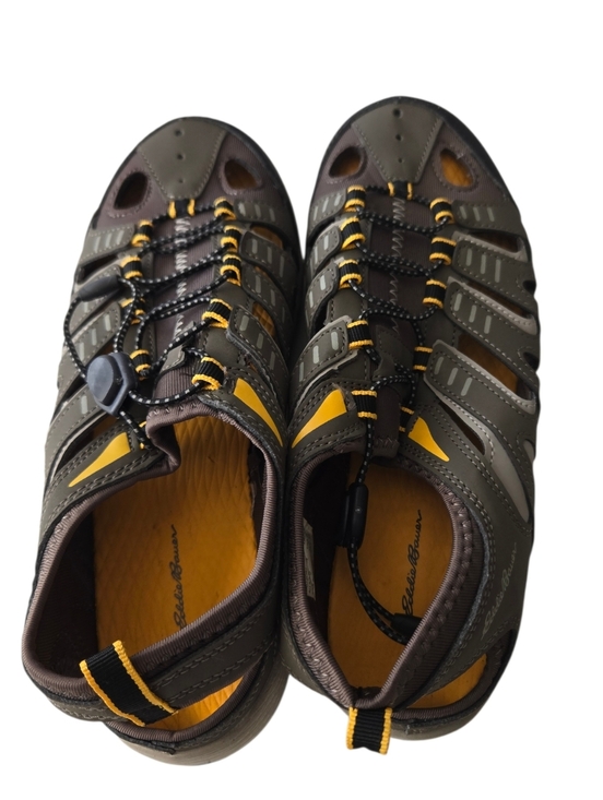 Eddie Bauer Hiking Water Sandals Closed Toe Brown Wide Size 9W main image 4